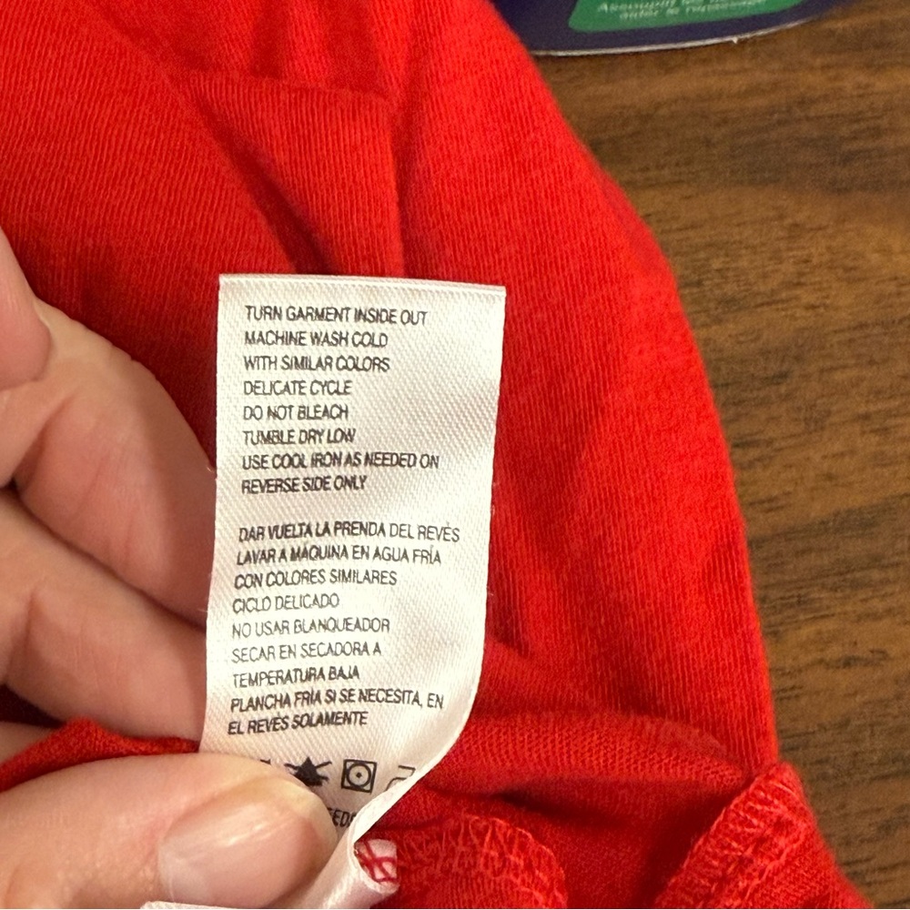 Dr. Seuss Grinch Christmas PJ Top Red Green Merry Grinchmas Long Sleeve M - Picture 7 of 8